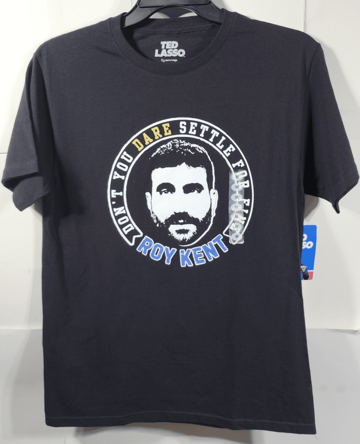 Ted Lasso Shirt M Roy Kent Dont Settle For Fine Soccer Football Futbol Black - Thumbnail 5