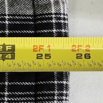 Boy's XL Plaid Flannel Long Sleeve Button Down Shirt Shacket Lined NEW - Thumbnail 3