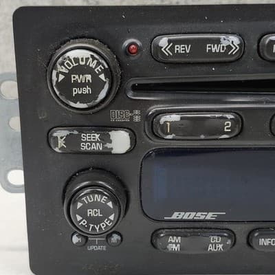 Delco Chevy GMC CD Radio Factory Model #15183817 OEM Bose Untested Parts - Thumbnail 3