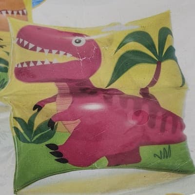 Arm Band Floaties Dinosaur Design Kids For The Pool Ages 3-6 - Thumbnail 3