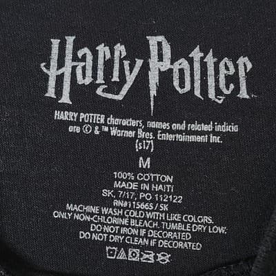 Kids Shirt Harry Potter "I Solemnly Swear That I Am Up To No Good" Size M Black - Thumbnail 7