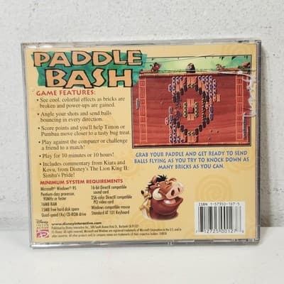 Disney's Hot Shots lot: Paddle Bash PC Windows CD-Rom - Thumbnail 3