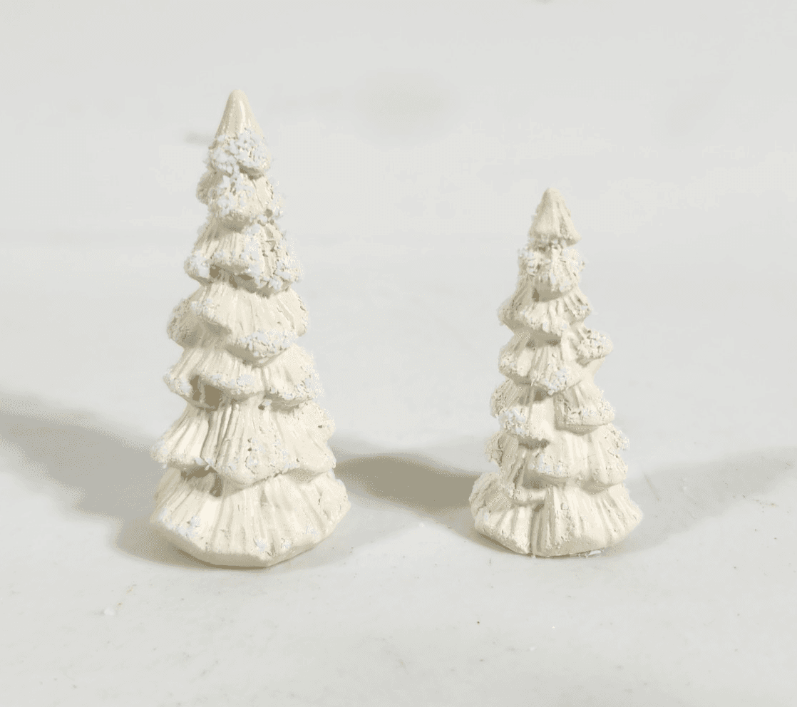 Frosty Forest Tress 7612-0 Dept 56 Snowbabies Miniatures Pewter Figurine NEW - Thumbnail 2