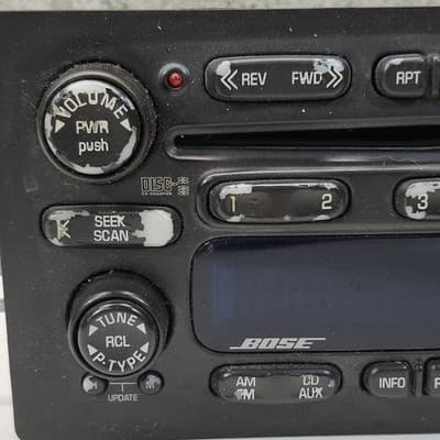 Delco Chevy GMC CD Radio Factory Model #15183817 OEM Bose Untested Parts - Thumbnail 4