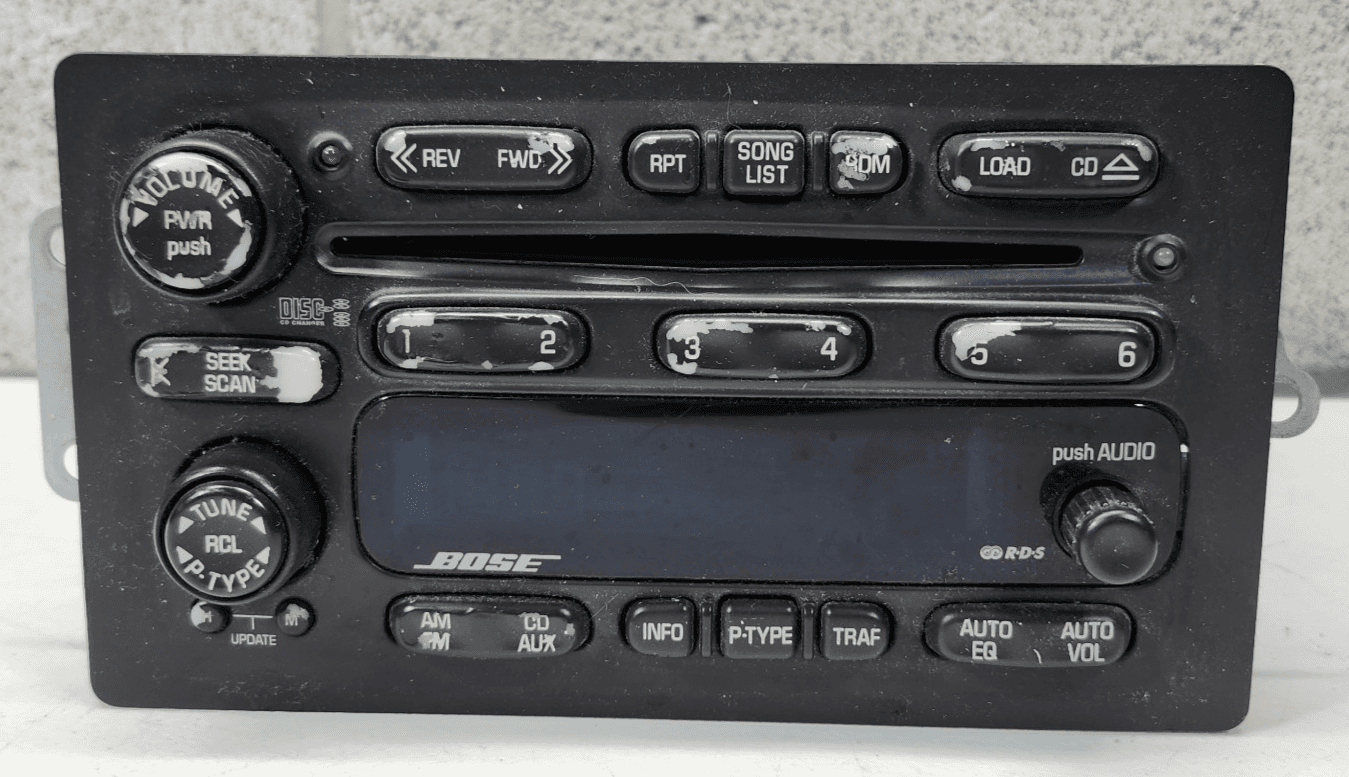 Delco Chevy GMC CD Radio Factory Model #15183817 OEM Bose Untested Parts - Thumbnail 2