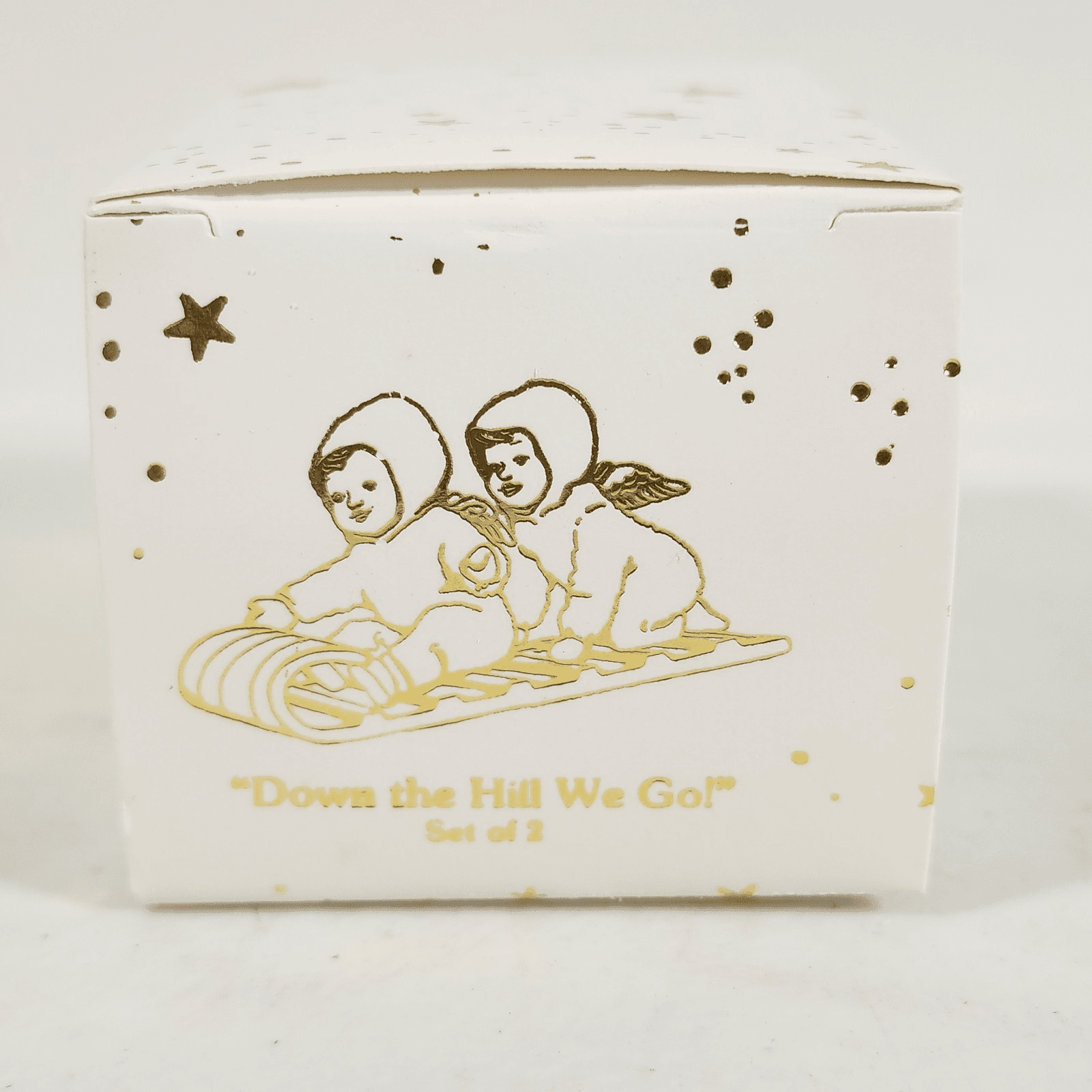 Snowbabies Miniatures Down The Hill We Go Pewter Figurine #7606-8 - Thumbnail 8