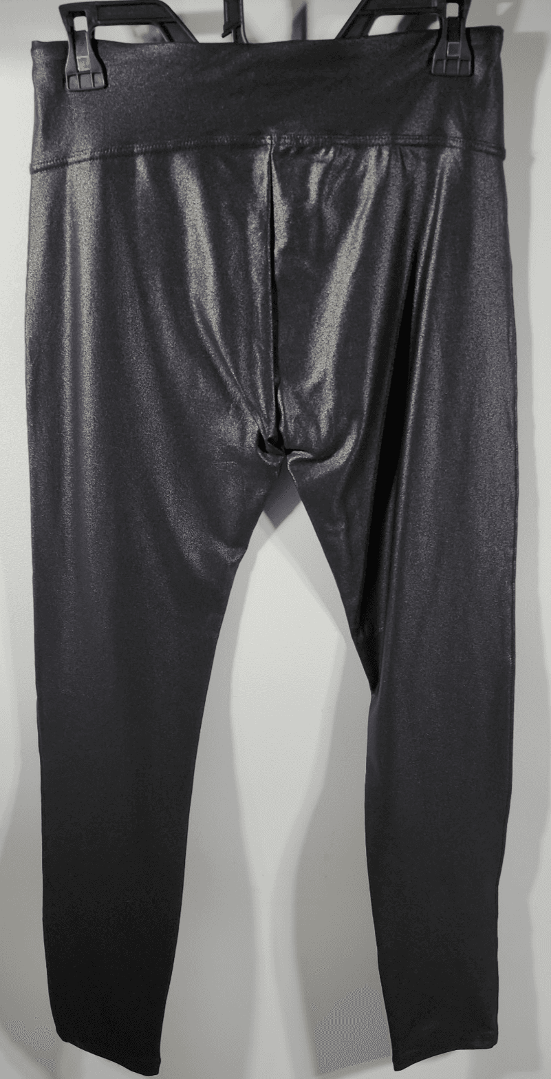 Santiny Women's M Leggings Lounge Pants Black Pull On Stretch NEW - Thumbnail 6