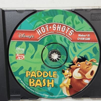 Disney's Hot Shots lot: Paddle Bash PC Windows CD-Rom - Thumbnail 2