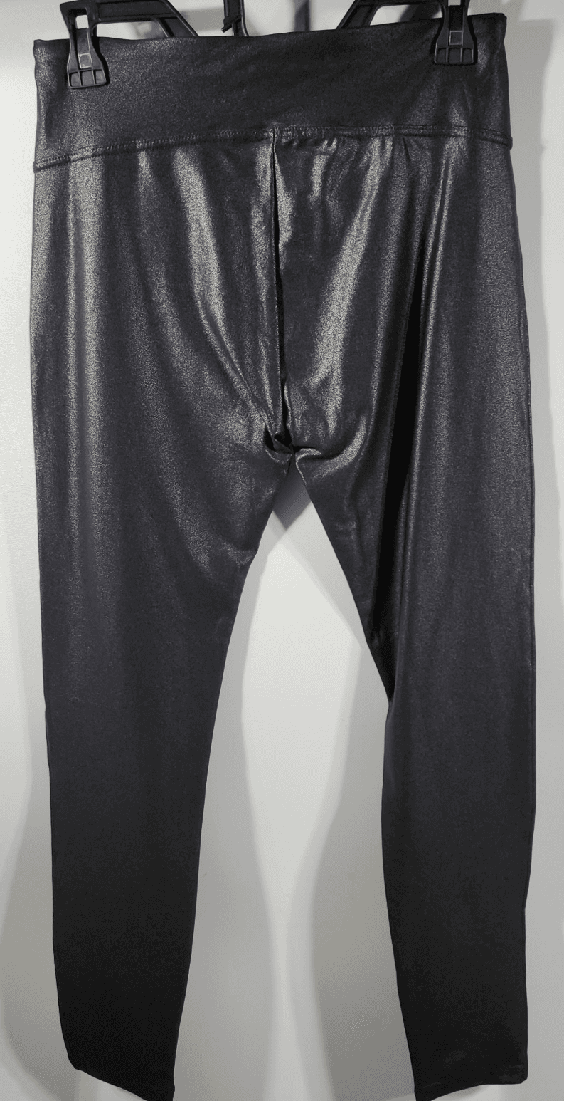 Santiny Women's M Leggings Lounge Pants Black Pull On Stretch NEW - Thumbnail 4