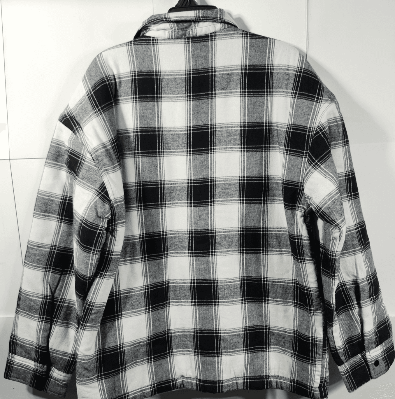Boy's XL Plaid Flannel Long Sleeve Button Down Shirt Shacket Lined NEW - Thumbnail 6
