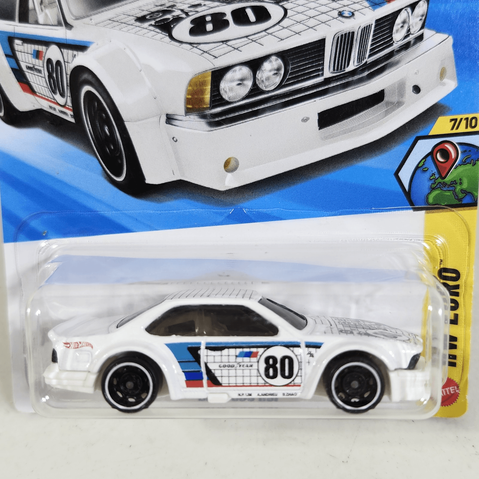 2026 Hot Wheels BMW 635 CSI HW Euro White Car 1/64 Toy Vehicle NEW - Thumbnail 2