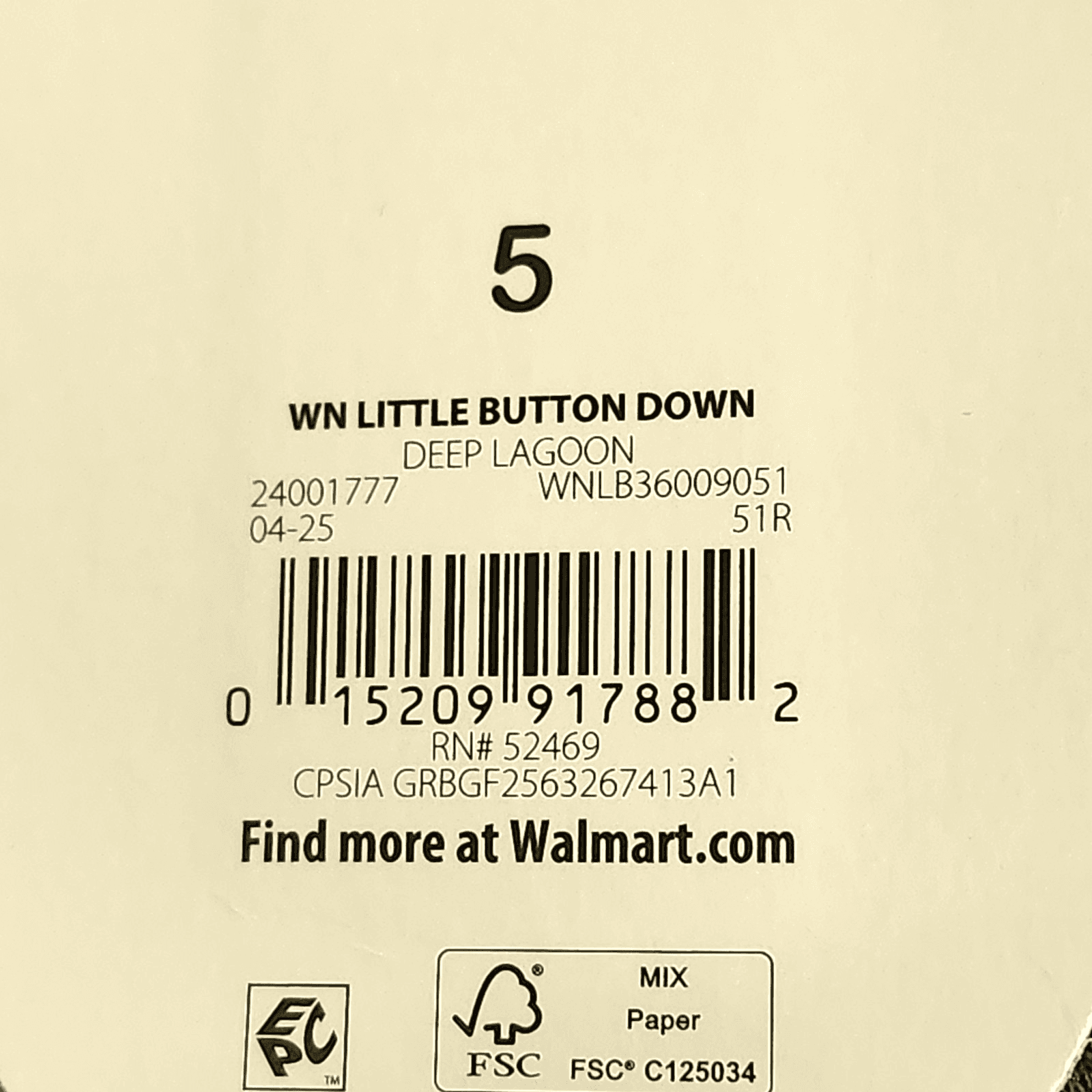 Wonder Nation Boy's Shirt Size 5 Long Sleeve Blue Button Up NEW - Thumbnail 8