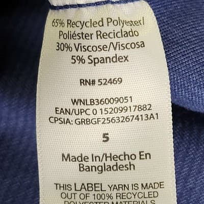 Wonder Nation Boy's Shirt Size 5 Long Sleeve Blue Button Up NEW - Thumbnail 9