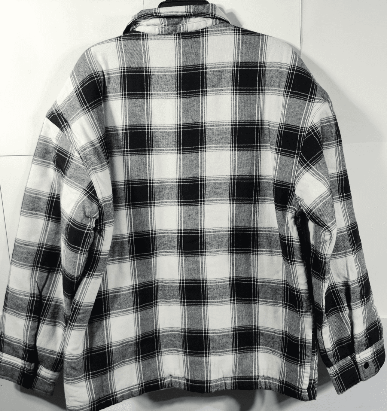 Boy's XL Plaid Flannel Long Sleeve Button Down Shirt Shacket Lined NEW - Thumbnail 4