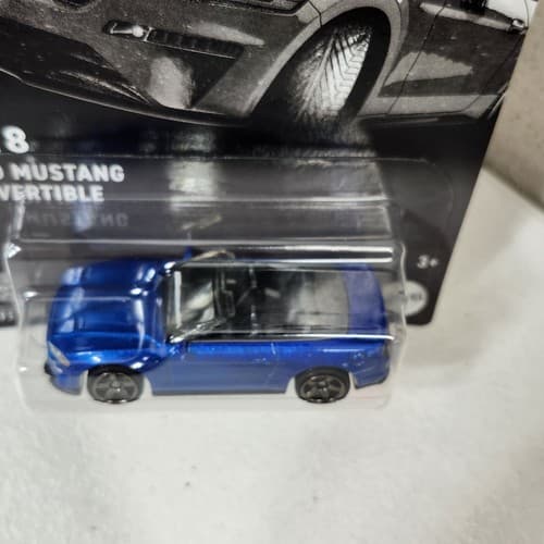 Matchbox 2018 Ford Mustang Blue Car 1/64 Toy Vehicle NEW - Thumbnail 3