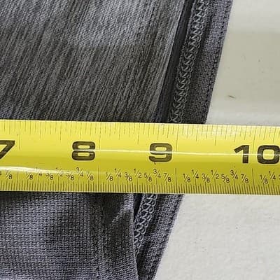 Athletic Works Men's 2XL Shorts Gray Elastic Waist Stretch 9" Inseam w/ Pockets - Thumbnail 3