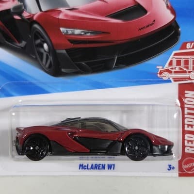 2026 Hot Wheels McLaren W1 Red Edition Target Exclusive Car 1/64 Toy NEW - Thumbnail 2