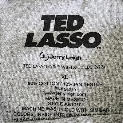 Ted Lasso I Believe in Believe Men's XL Short Sleeve T-Shirt Gray Graphic NEW - Thumbnail 7