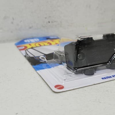 2025 Hot Wheels Compact Kings Mad Mike Mazda RX-3 Tooned Black Car 1/64 Toy NEW - Thumbnail 4