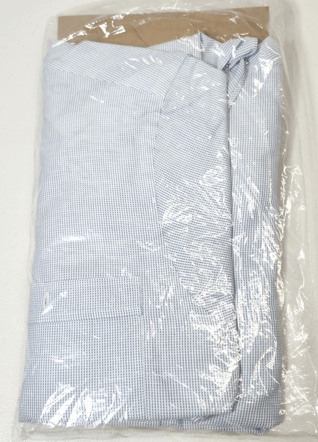 Henry Grethel Men's 16 Button Down Shirt Blue Cotton NEW - Thumbnail 6