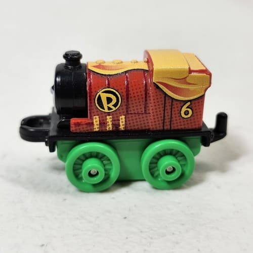 Thomas & Friends Mini Train Engine DC Super Friends Percy Robin Toy - Thumbnail 5