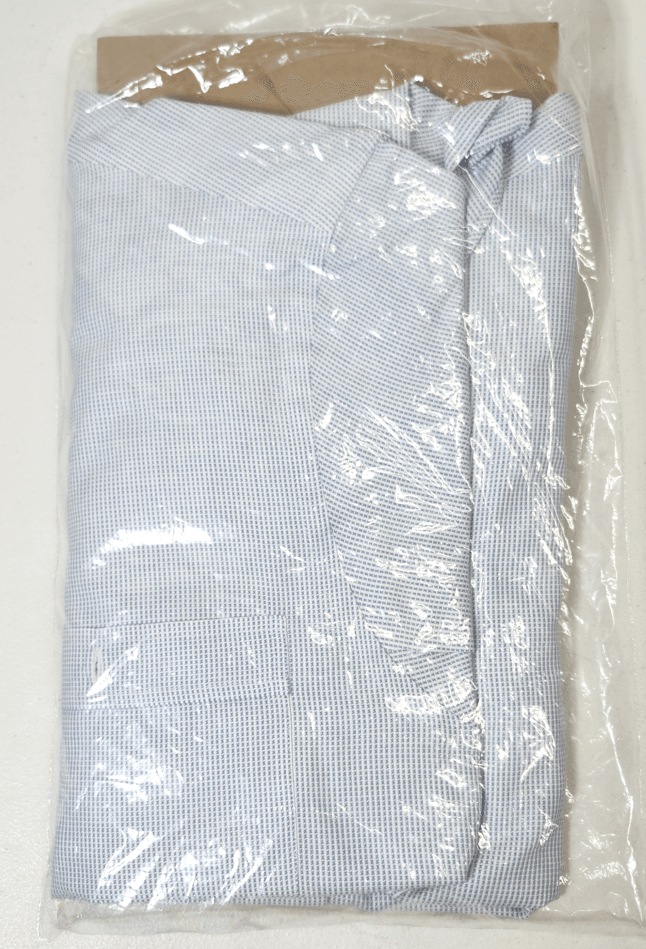 Henry Grethel Men's 16 Button Down Shirt Blue Cotton NEW - Thumbnail 7