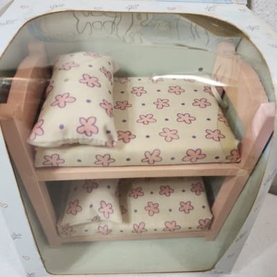 Vtg 1988 Precious Moments Noah’s Ark Toys Bunk Beds Pink Doll Furniture - Thumbnail 3