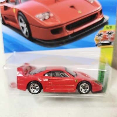 2025 Hot Wheels Ferrari F40 Competizione HW Exotics Red Car 1/64 Toy NEW - Thumbnail 2