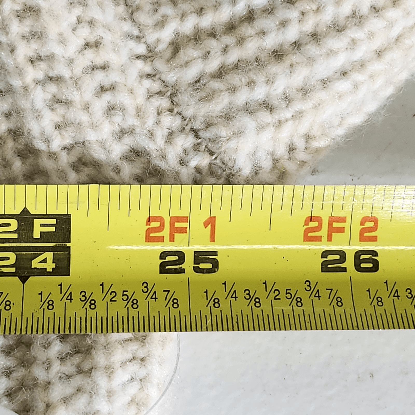 Time and Tru Women's 3XL Mixed Stitch Sweater Beige Long Sleeve Pullover NEW - Thumbnail 2