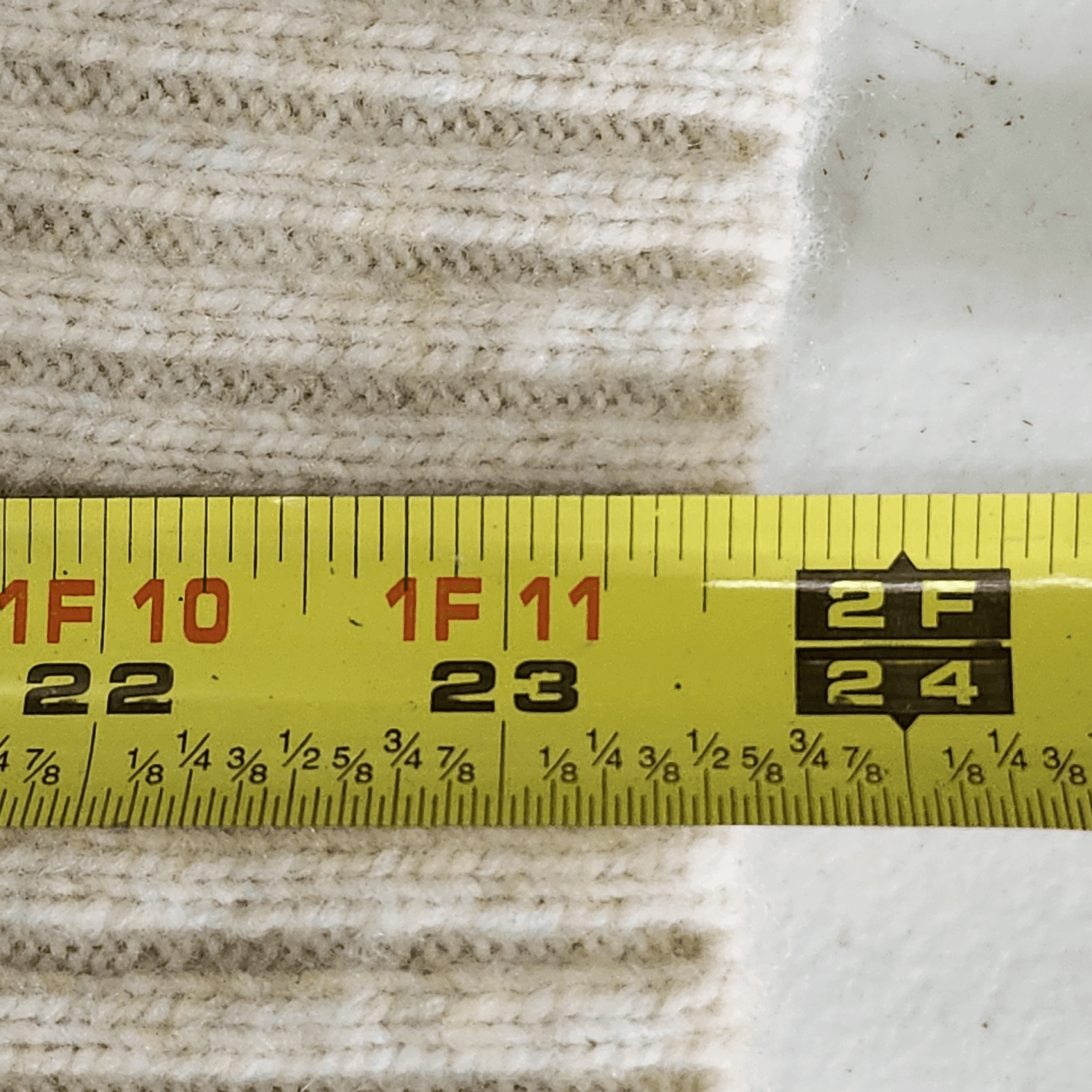 Time and Tru Women's 3XL Mixed Stitch Sweater Beige Long Sleeve Pullover NEW - Thumbnail 3