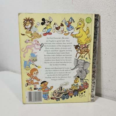 Sesame Street I Think That It Is Wonderful Hardcover Little Golden Book 1984 - Thumbnail 3