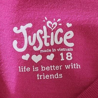 Justice Girl's Justin Bieber Believe Tour 2012 Pink Shirt Size 18 - Thumbnail 7