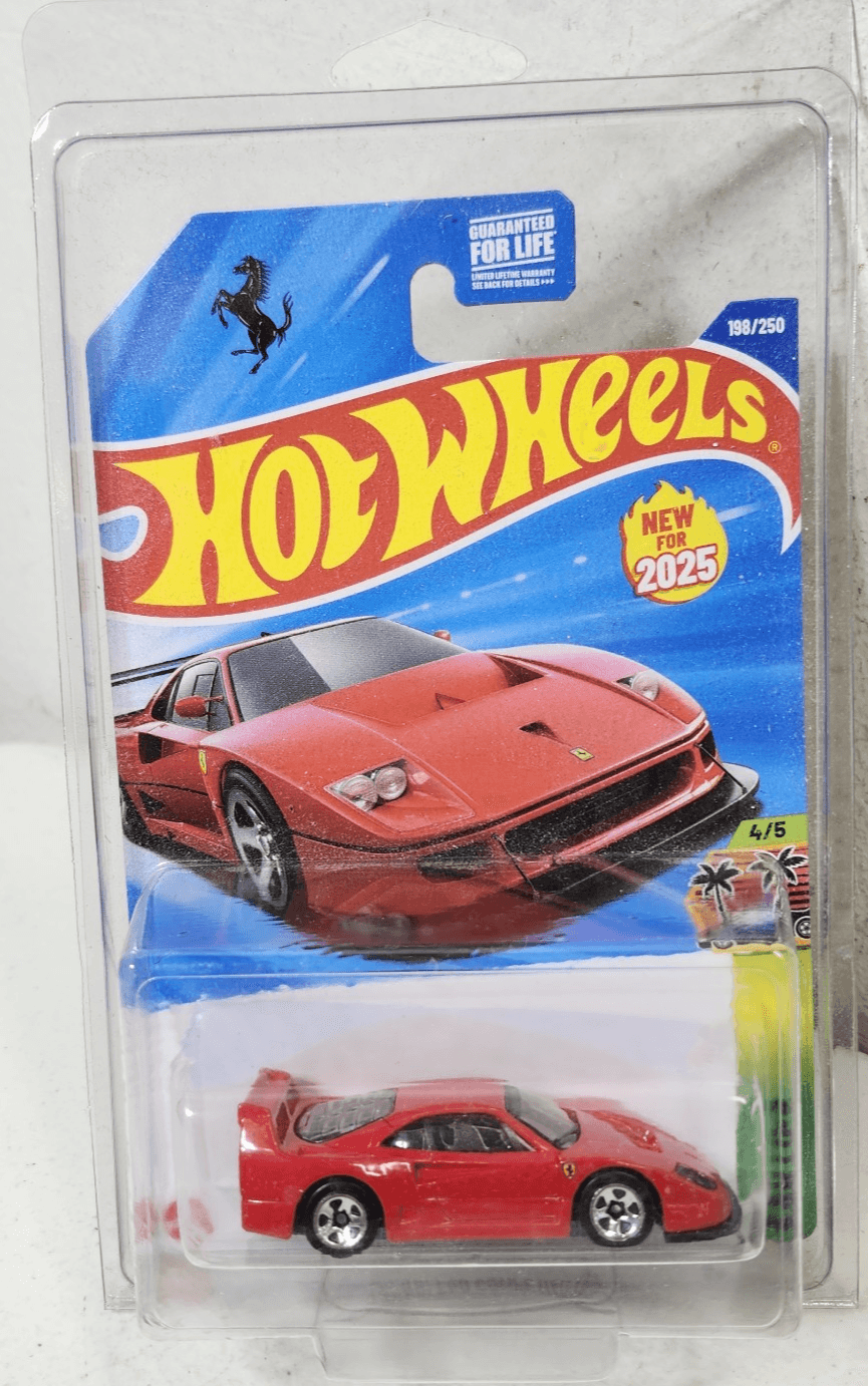 2025 Hot Wheels Ferrari F40 Competizione HW Exotics Red Car 1/64 Toy NEW - Thumbnail 7
