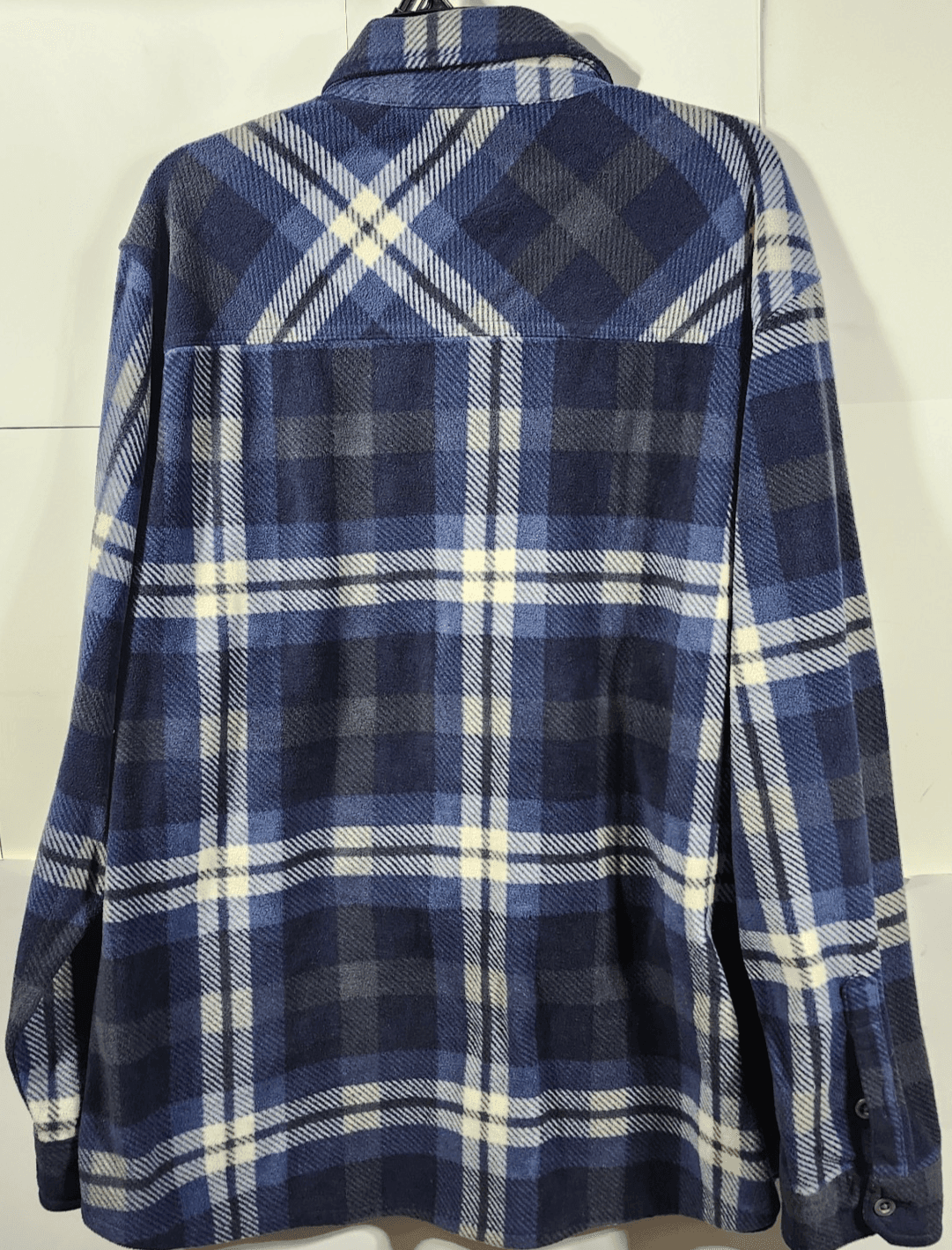 Freedom Foundry Shirt Men's XXL Blue Beige Plaid Flannel Button Up Soft Comfort - Thumbnail 6