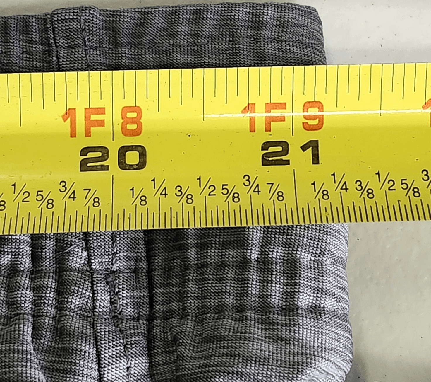 Athletic Works Men's 2XL Shorts Gray Elastic Waist Stretch 9" Inseam w/ Pockets - Thumbnail 2