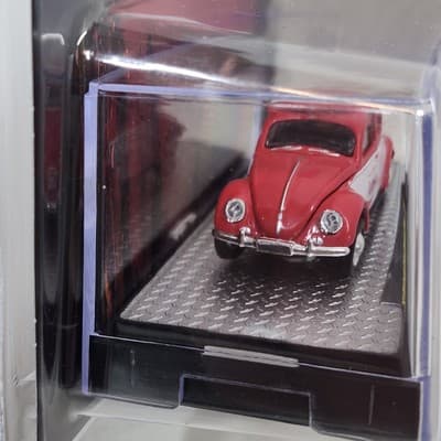 2025 M2 Machines Coke 1953 VW Beetle Deluxe European Model A58 Car 1/64 Toy NEW - Thumbnail 3