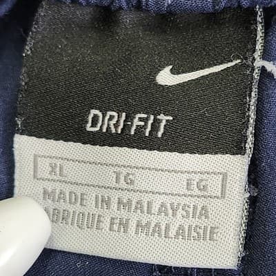 Nike Dri Fit Men's Size XL Pants Blue Zip Ankles & Pockets - Thumbnail 9