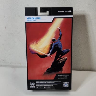 DC Multiverse NightMaster 7' Action Figure Shadowpact Red Platinum McFarlane NEW - Thumbnail 7
