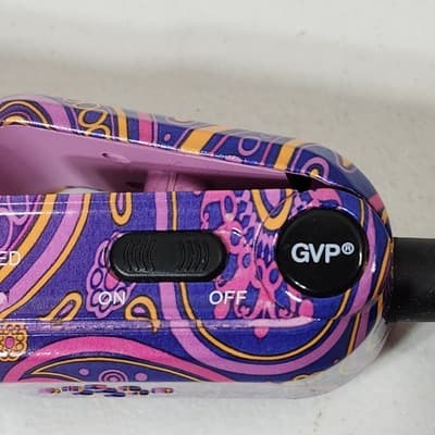 GVP 1.25" Salon Heat Hot Flat Hair Straightener Iron Travel Paisley Ceramic - Thumbnail 3