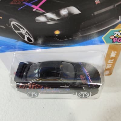 2025 Hot Wheels Nissan Skyline GT-R (BCNR33) HW '70s VS '90s Black Car NEW - Thumbnail 3