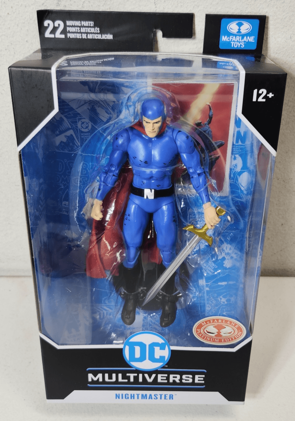 DC Multiverse NightMaster 7' Action Figure Shadowpact Red Platinum McFarlane NEW - Thumbnail 2