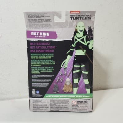 Teenage Mutant Ninja Turtles BST AXN Rat King IDW Comics TMNT Loyal Subjects NEW - Thumbnail 6