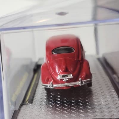 2025 M2 Machines Coke 1953 VW Beetle Deluxe European Model A58 Car 1/64 Toy NEW - Thumbnail 4