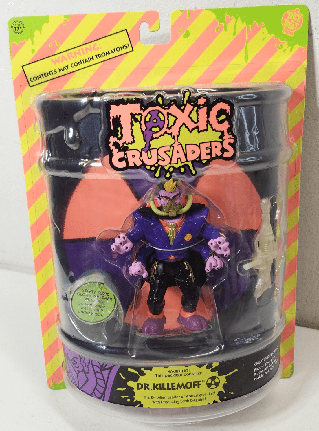 Toxic Crusaders Dr. Killemoff 5” Action Figure Toy By Trick Or Treat Studios NEW