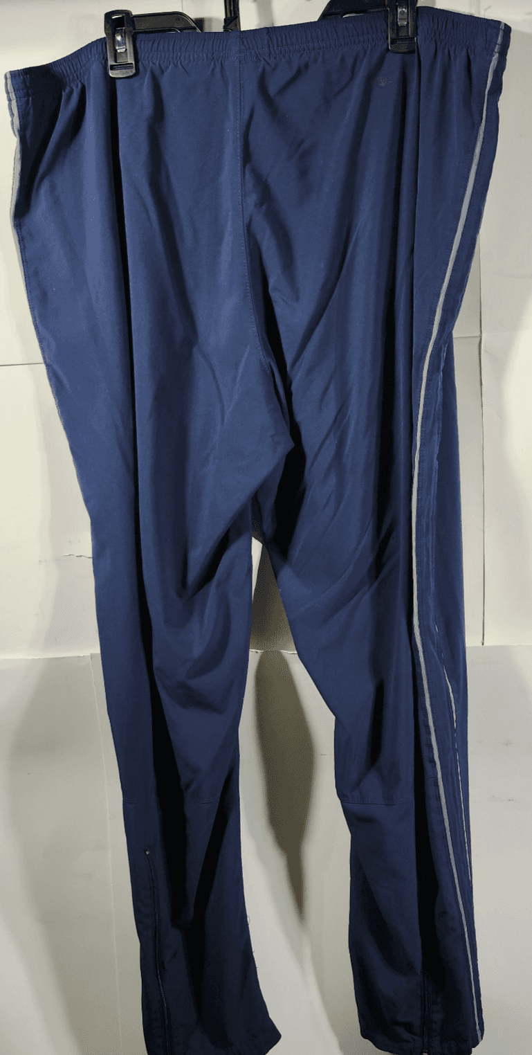 Nike Dri Fit Men's Size XL Pants Blue Zip Ankles & Pockets - Thumbnail 6