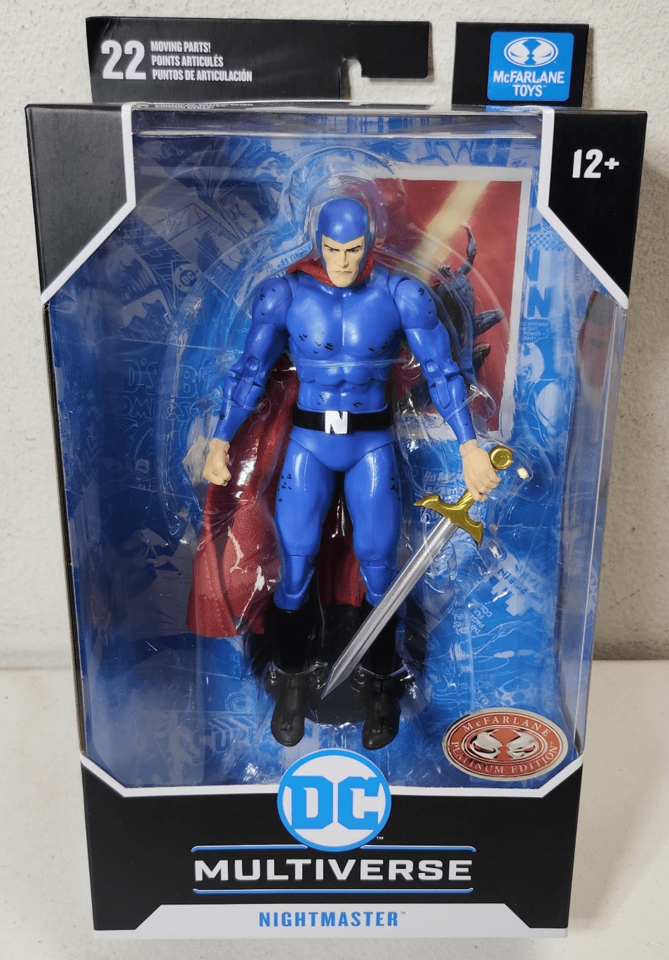 DC Multiverse NightMaster 7' Action Figure Shadowpact Red Platinum McFarlane NEW