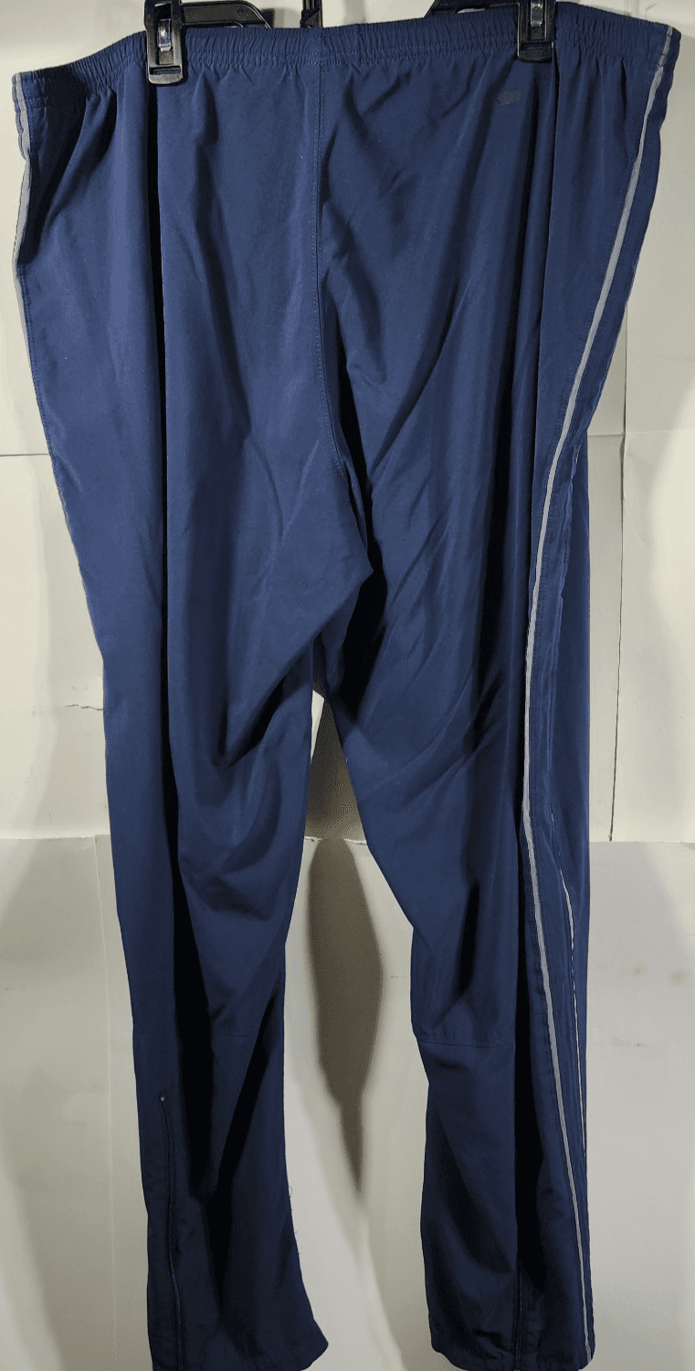 Nike Dri Fit Men's Size XL Pants Blue Zip Ankles & Pockets - Thumbnail 4