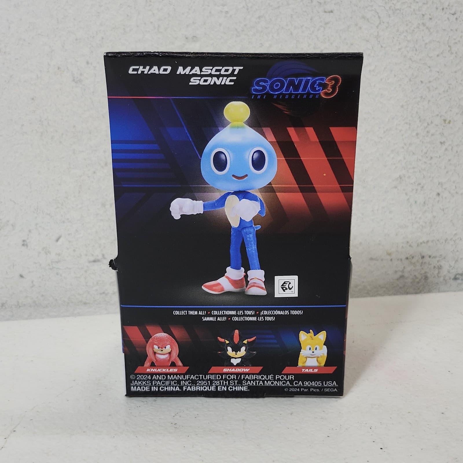 Chao Mascot Sonic Sonic The Hedgehog 3 Movie 2.5” Action Figure Jakks Toy NEW - Thumbnail 3
