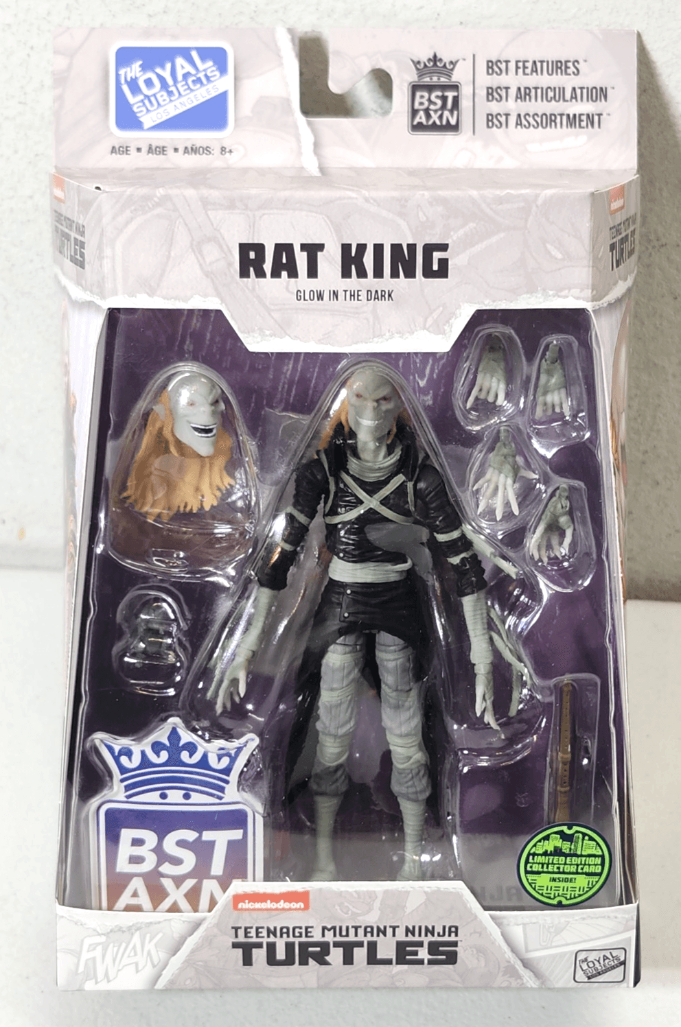 Teenage Mutant Ninja Turtles BST AXN Rat King IDW Comics TMNT Loyal Subjects NEW