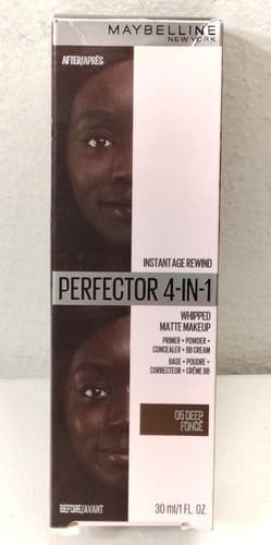 Maybelline Perfector 4-In-1 Whipped Matte Makeup 05 Deep NEW